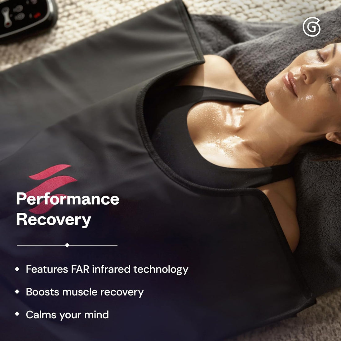 MiHIGH Portable Infrared Sauna Blanket - Indoor Personal Sauna for Home Supports Blood Flow & Circulation - Waterproof One-Person Sauna for Exercise Recovery, Detoxification, & General Wellbeing