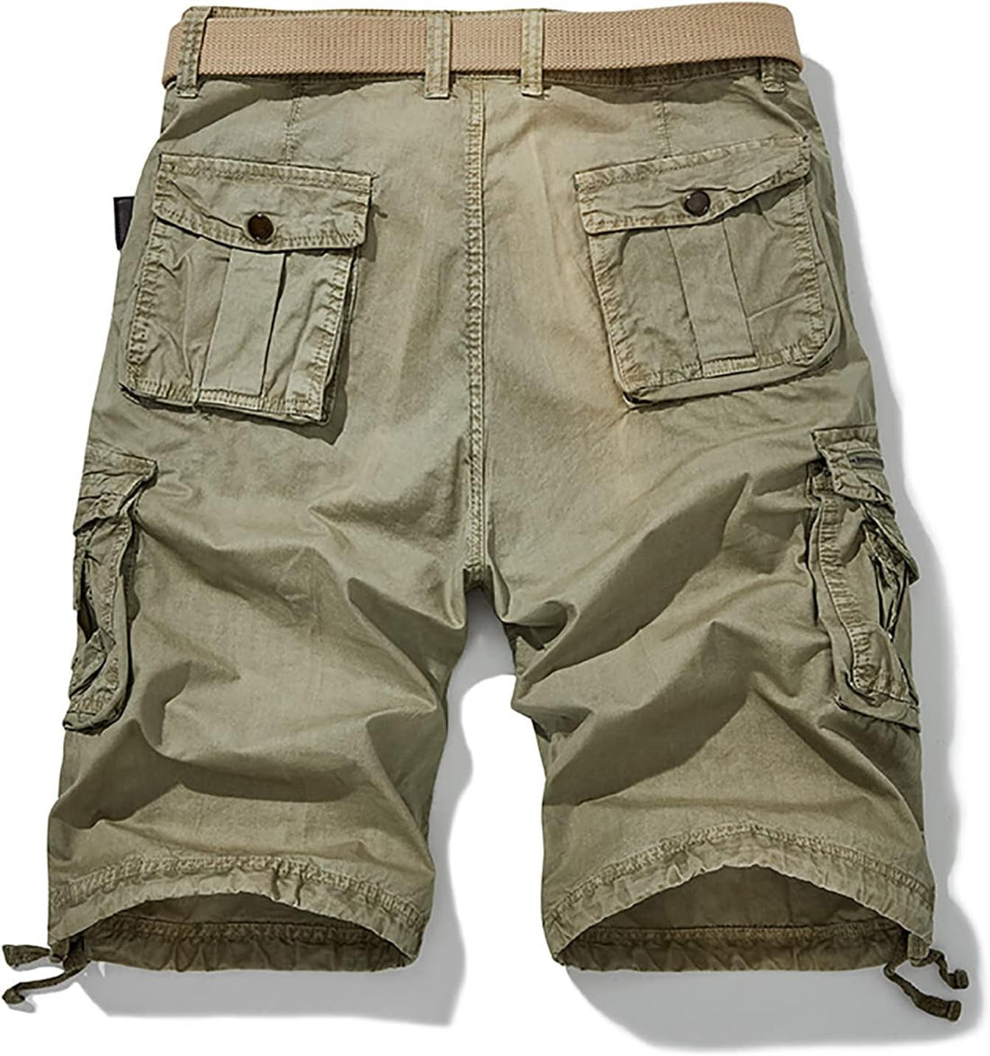 Heren Katoenen Grote & Lange Maat Relaxte Pasvorm Shorts