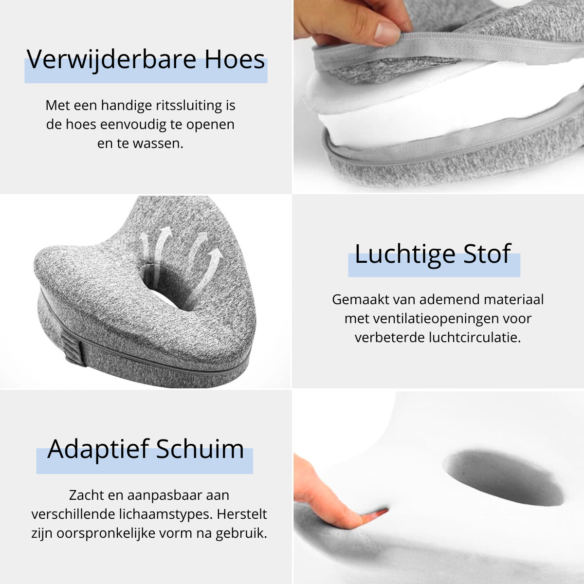 AlignEase™️ Ondersteuningskussen - Verlichting van rugpijn, heuppijn en ischias