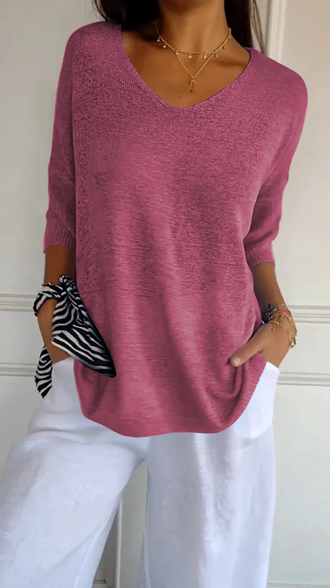Stijlvolle V-hals Top