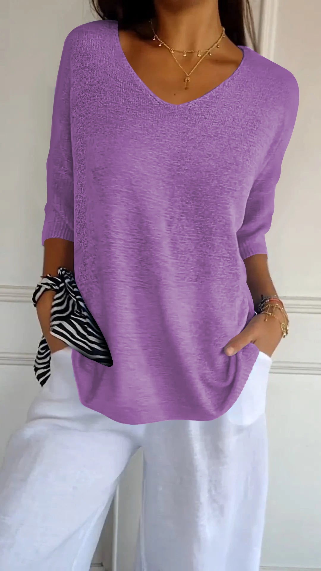 Stijlvolle V-hals Top