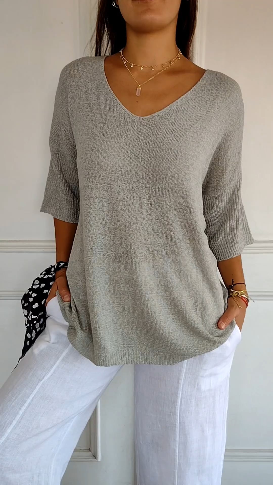 Stijlvolle V-hals Top