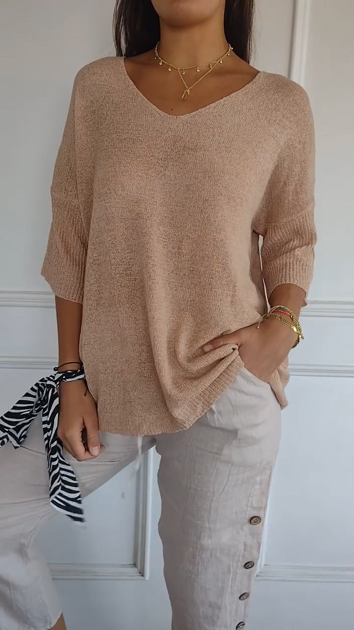Stijlvolle V-hals Top