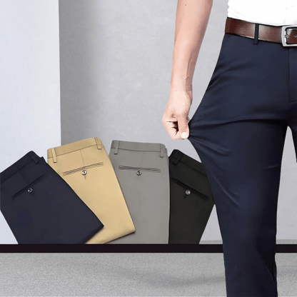 Hochelastische klassische lange Hose für Herren