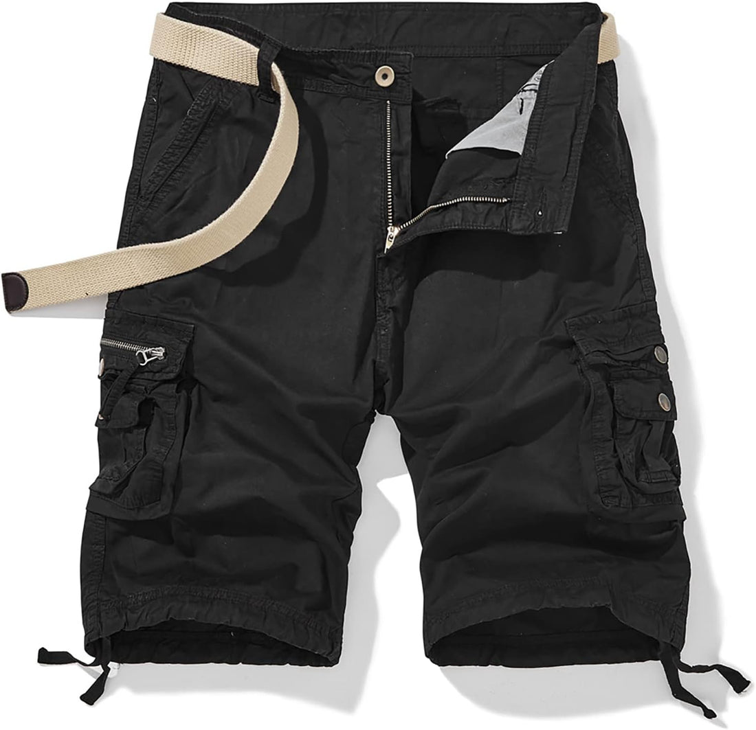 Heren Katoenen Grote & Lange Maat Relaxte Pasvorm Shorts