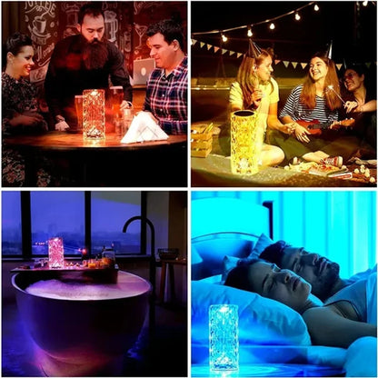 Kristallen LED-tafellamp