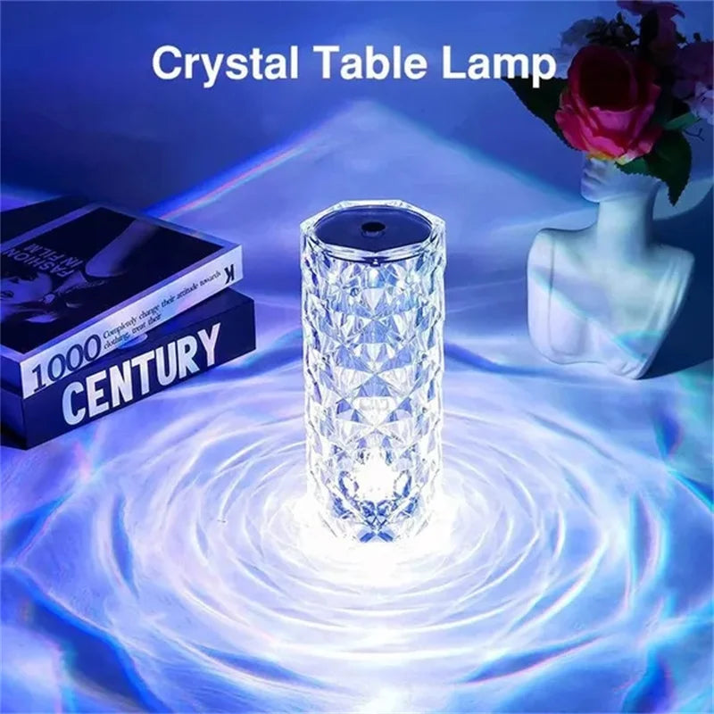 Kristallen LED-tafellamp