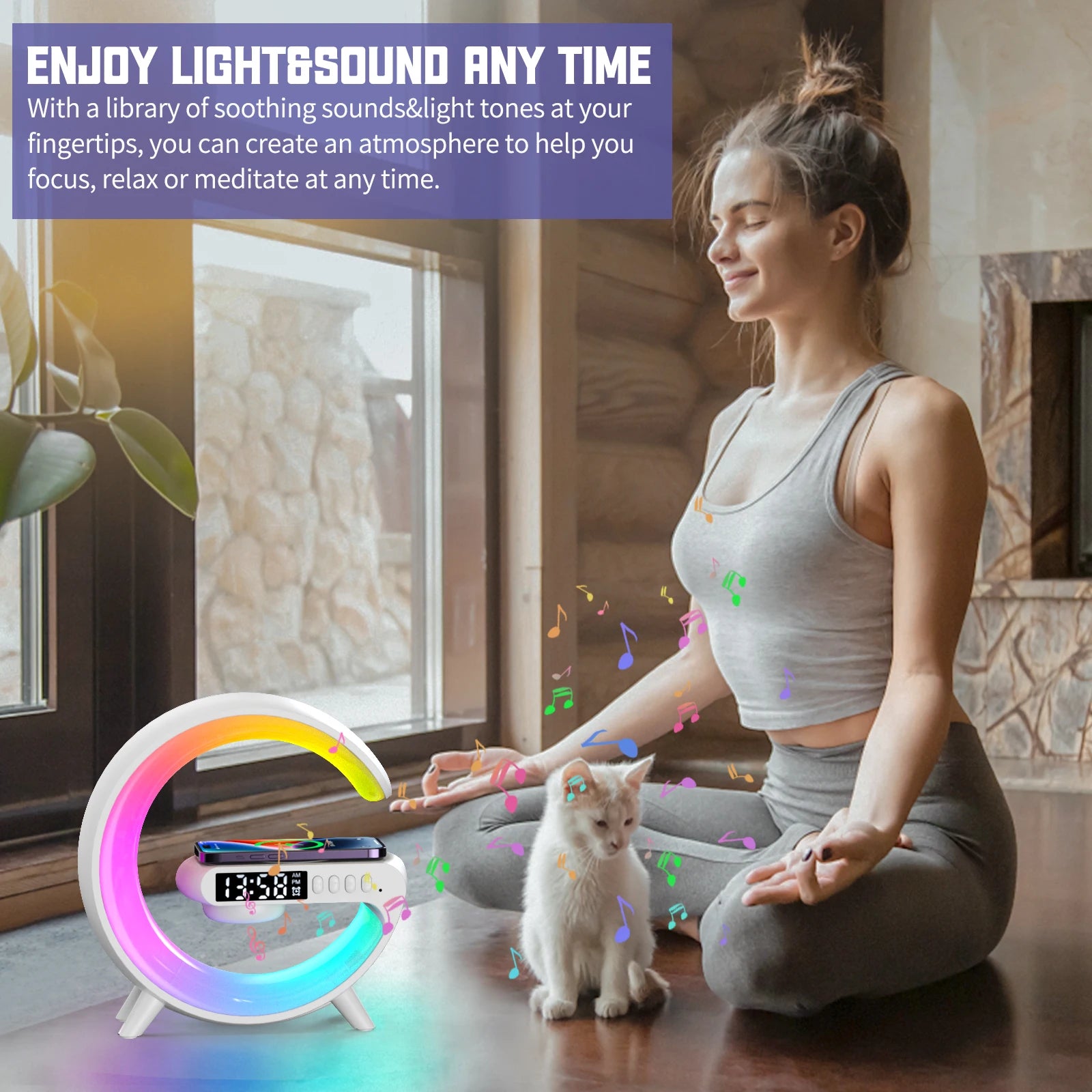 RGB BT draadloze oplaadspeaker