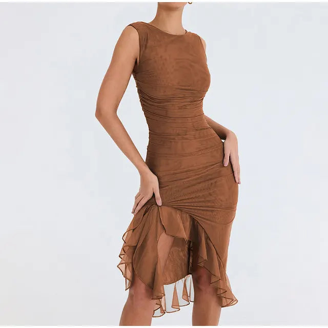 EVA Midi Jurk