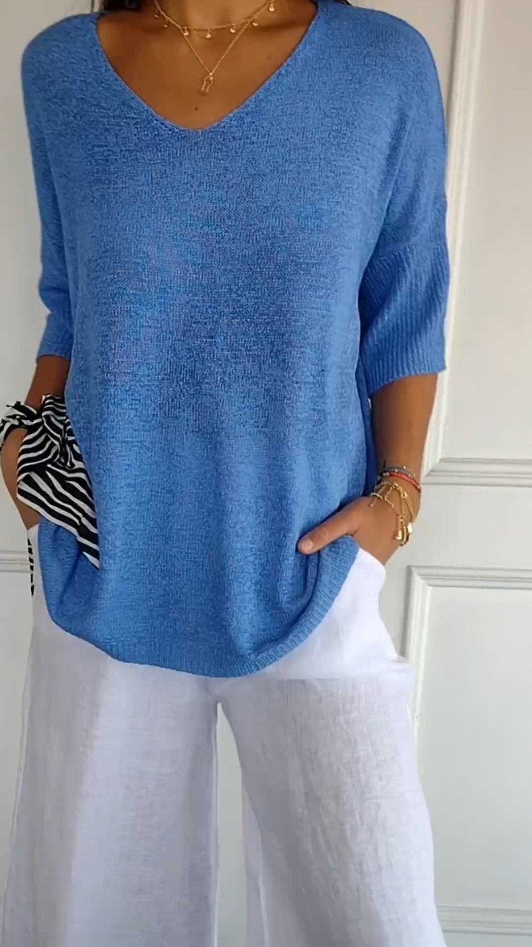 Stijlvolle V-hals Top
