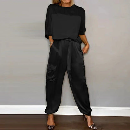 Zoe® - Ontspannen Outfit Set - Comfort ontmoet stijl in deze casual set.