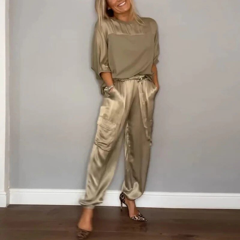 Zoe® - Ontspannen Outfit Set - Comfort ontmoet stijl in deze casual set.