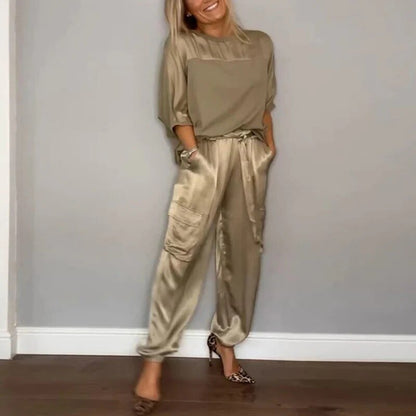 Zoe® - Ontspannen Outfit Set - Comfort ontmoet stijl in deze casual set.