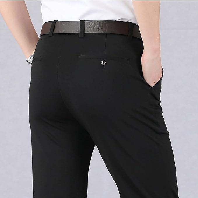 Hochelastische klassische lange Hose für Herren