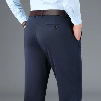 Hochelastische klassische lange Hose für Herren