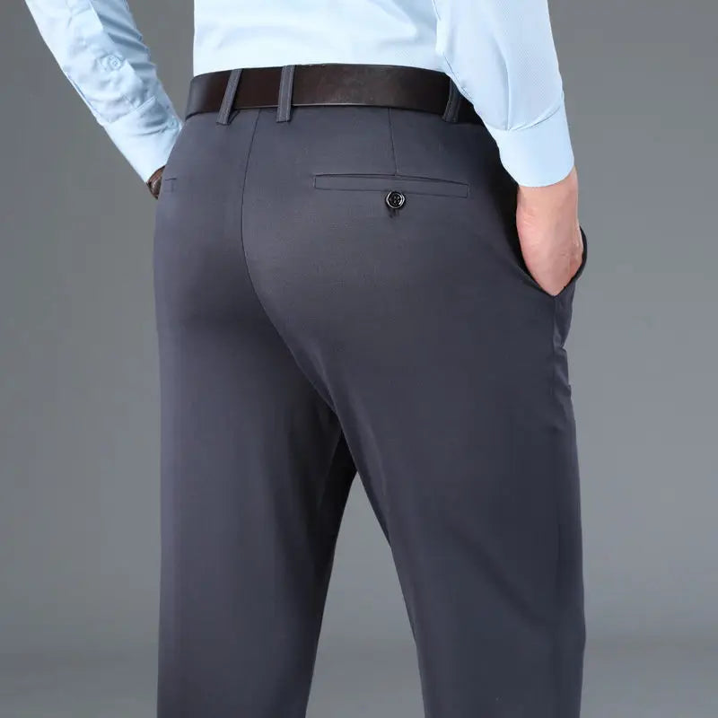 Hochelastische klassische lange Hose für Herren