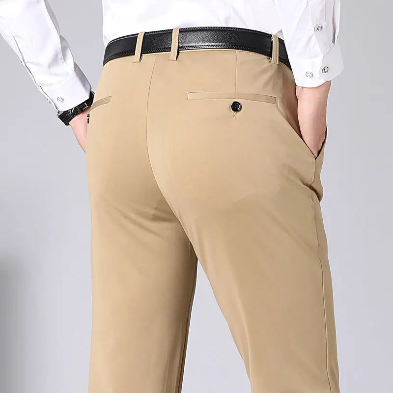 Hochelastische klassische lange Hose für Herren