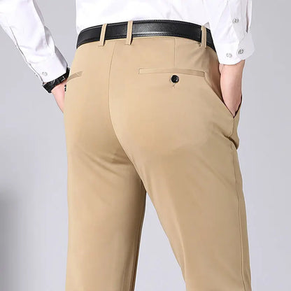 Hochelastische klassische lange Hose für Herren